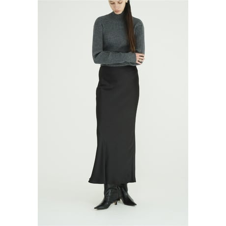 CLANE クラネ “SATIN STRAIGHT MAXI SKIRT” サテンストレートマキシスカート