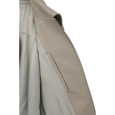 CLANE クラネ “BULKY LINE SINGLE LEATHER JACKET” バルキーラインシングルレザージャケット
