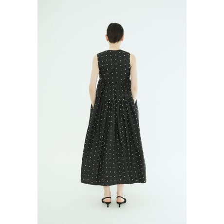 CLANE クラネ “DOT TIERED VOLUME ONEPIECE” ドットティアードボリュームワンピース