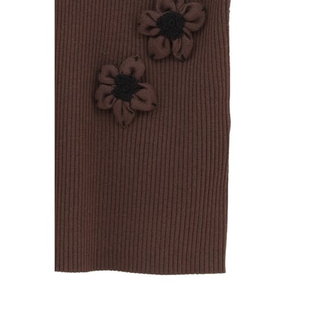 CLANE クラネ “FLOWER MOTIF CAMI KNIT TOPS” フラワーモチーフキャミニットトップス