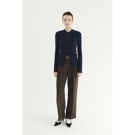 CLANE クラネ “BUTTON DETAIL CUT TOPS” ボタンディティールカットトップス
