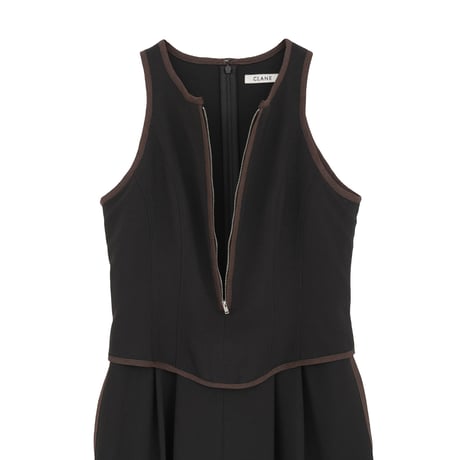 CLANE クラネ “BUSTIER LAYERED ALL IN ONE” ビスチェレイヤードオールインワン