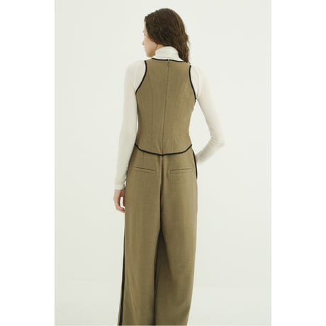 CLANE クラネ “BUSTIER LAYERED ALL IN ONE” ビスチェレイヤードオールインワン