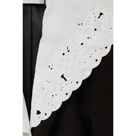 MANOF マノフ “LACE COLLAR CORDUROY JACKET” レースカラーコーデュロイジャケット