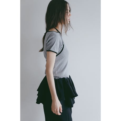 MANOF マノフ “BICOLOR LAYERED TOPS” バイカラーレイヤードトップス
