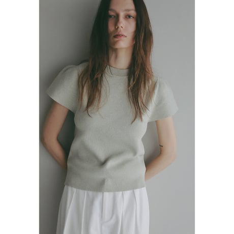 MANOF マノフ “MINI CUP PUFF KNIT TOPS” ミニカップパフニットトップス