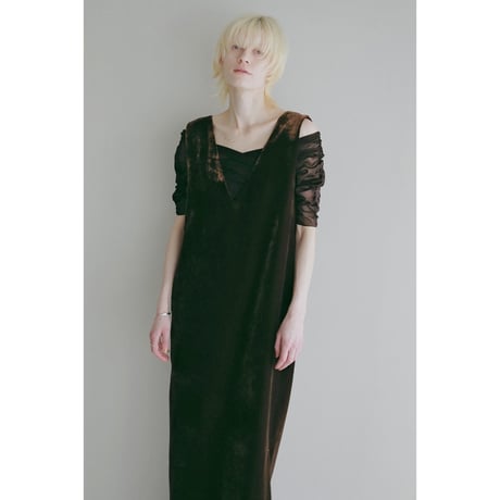 MANOF マノフ “VELVET 2WAY ONE PIECE” ベルベット２ウェイワンピース