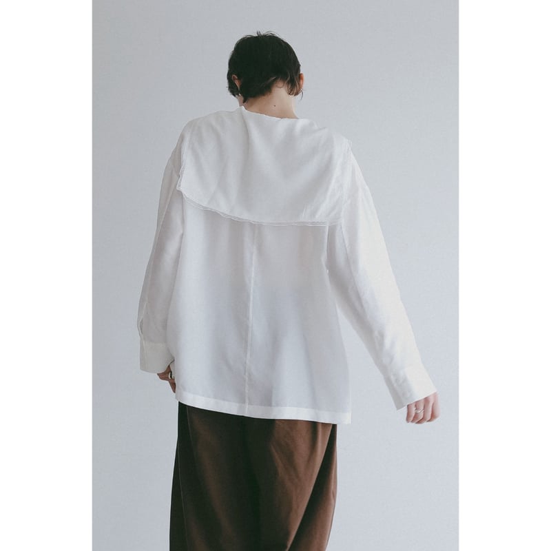 MANOF マノフ “SAILOR COLLAR LOOSE SHIRT” セーラーカラールー