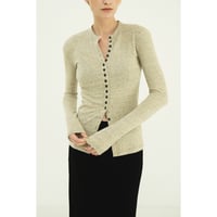 CLANE クラネ “BUTTON DETAIL CUT TOPS” ボタンディティールカットトップス