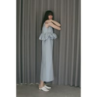 MANOF マノフ “BALLOON PEPLUM ONE PIECE” バルーンペプラムワンピース