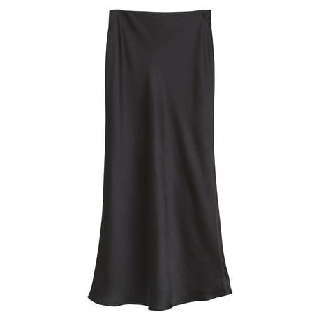 CLANE クラネ “SATIN STRAIGHT MAXI SKIRT” サテンストレートマキシスカート