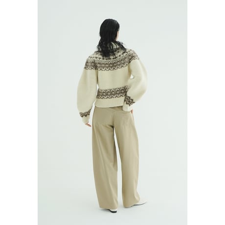 CLANE クラネ “LOW WAIST BARREL PANTS” ローウエストバレルパンツ