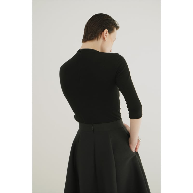 CLANE クラネ “MOCK NECK MID SLEEVE TOPS” モックネックミッド
