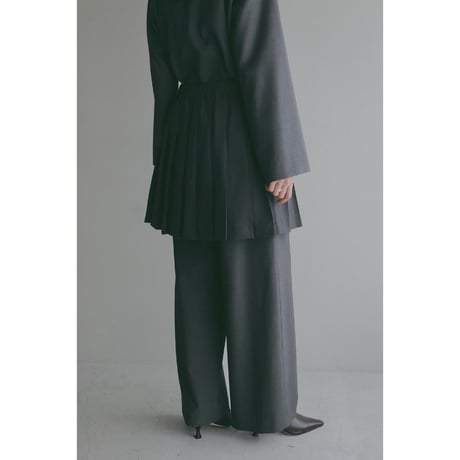 MANOF マノフ “PLEATS SKIRT SET PANTS“ プリーツスカートセットパンツ