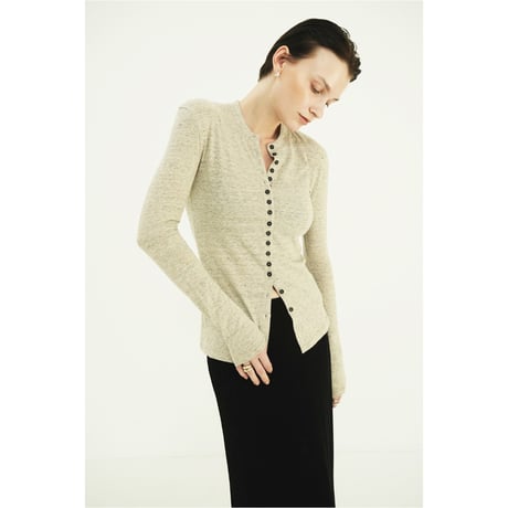 CLANE クラネ “BUTTON DETAIL CUT TOPS” ボタンディティールカットトップス