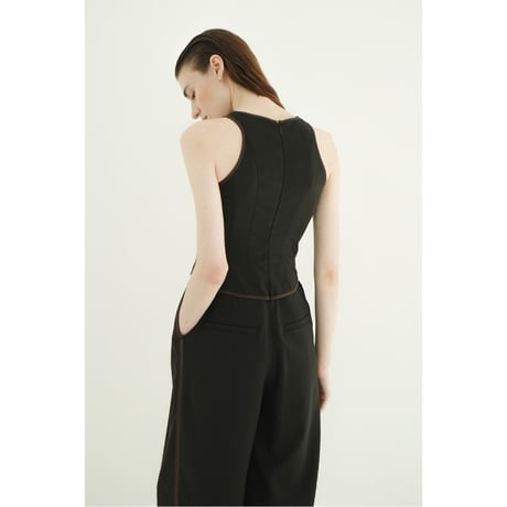 CLANE クラネ “BUSTIER LAYERED ALL IN ONE” ビスチェレイヤードオールインワン