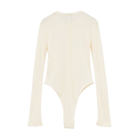 CLANE クラネ “HENLEY NECK BODYSUIT“ ヘンリーネックボディスーツ