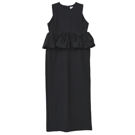 MANOF マノフ “BALLOON PEPLUM ONE PIECE” バルーンペプラムワンピース