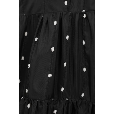 CLANE クラネ “DOT TIERED VOLUME ONEPIECE” ドットティアードボリュームワンピース