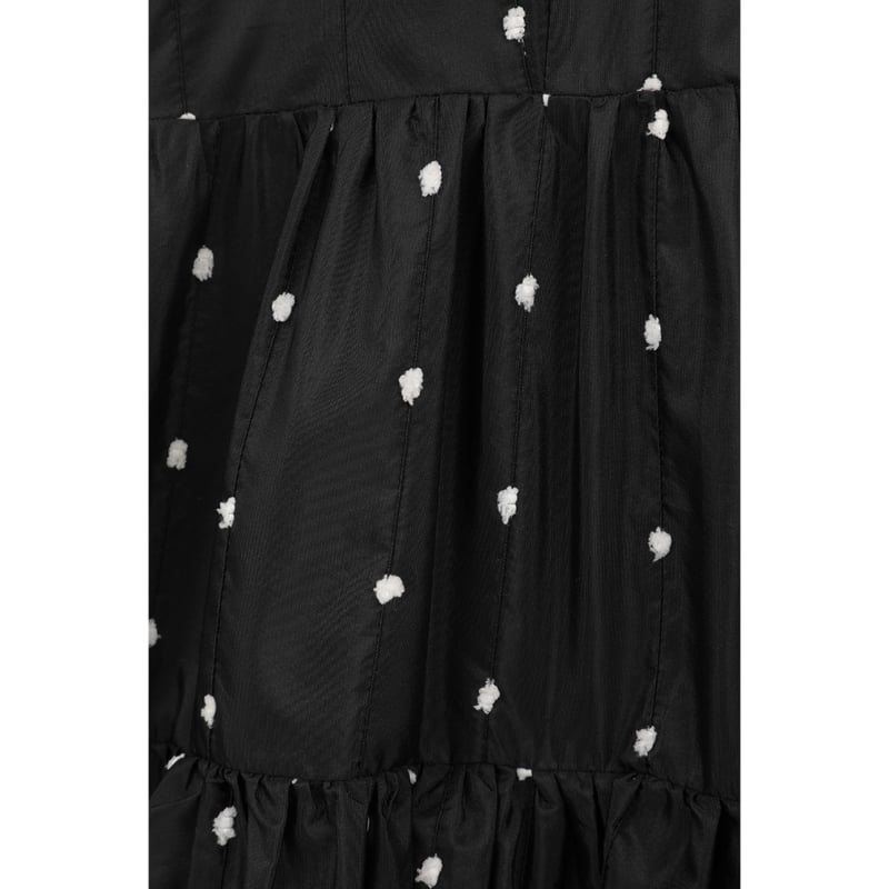 CLANE クラネ “DOT TIERED VOLUME ONEPIECE” ドットティアード