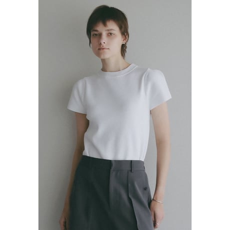 MANOF マノフ “MINI CUP PUFF KNIT TOPS” ミニカップパフニットトップス