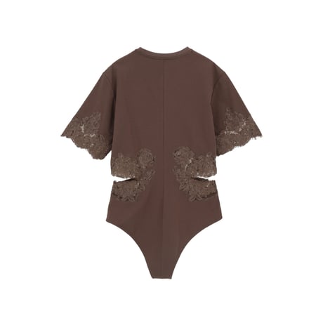 CLANE クラネ “SIDE LACE CUT OUT BODYSUITS” サイドレースカットアウトボディスーツ