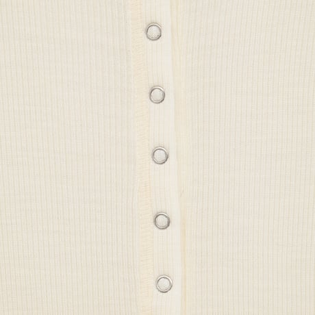 CLANE クラネ “HENLEY NECK BODYSUIT“ ヘンリーネックボディスーツ