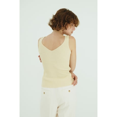 CLANE クラネ “FLOWER MOTIF CAMI KNIT TOPS” フラワーモチーフキャミニットトップス