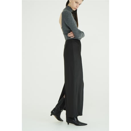 CLANE クラネ “SATIN STRAIGHT MAXI SKIRT” サテンストレートマキシスカート