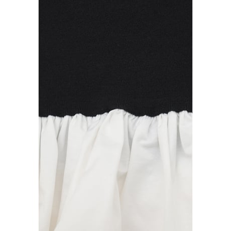 CLANE クラネ “W BALLOON SHORT KNIT TOPS” ダブルバルーンショートニットトップス
