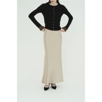 CLANE クラネ “SATIN STRAIGHT MAXI SKIRT” サテンストレートマキシスカート