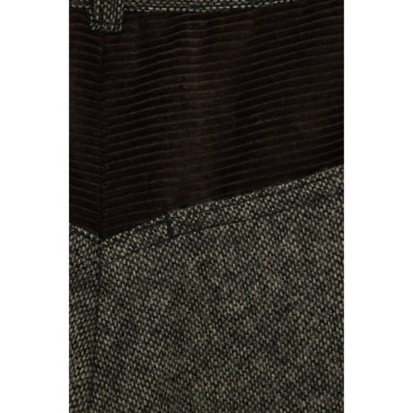 CLANE クラネ “CORDUROY PANEL MELANGE PANTS” コーデュロイパネルメランジパンツ