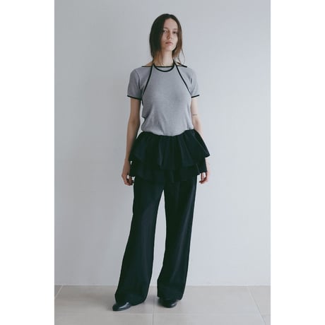MANOF マノフ “BICOLOR LAYERED TOPS” バイカラーレイヤードトップス