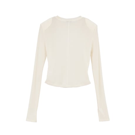 CLANE クラネ “FLOCKY FORM TIGHT TOPS” フロッキーフォームタイトトップス