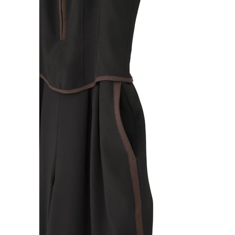 CLANE クラネ “BUSTIER LAYERED ALL IN ONE” ビスチェレイヤードオールインワン