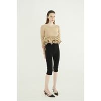 CLANE クラネ “W BALLOON SHORT KNIT TOPS” ダブルバルーンショートニットトップス