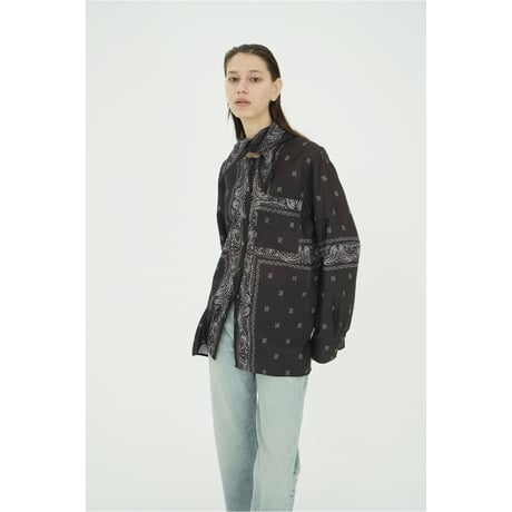 CLANE クラネ “BANDANA SHIRTS” バンダナシャツ