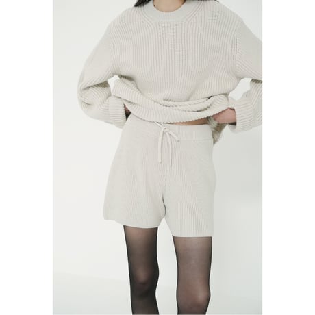 CLANE クラネ “KNIT SHORT PANTS” ニットショートパンツ