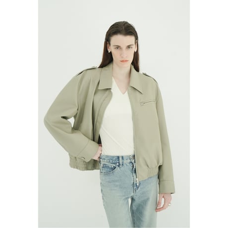 CLANE クラネ “BULKY LINE SINGLE LEATHER JACKET” バルキーラインシングルレザージャケット