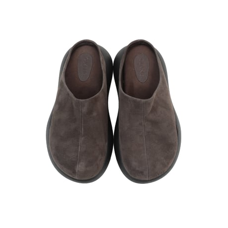 CLANE クラネ “SUEDE PUFF SLIPONS” スエードパフスリッポン