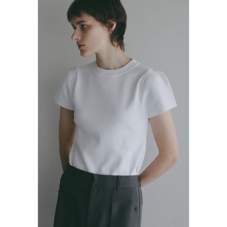MANOF マノフ “MINI CUP PUFF KNIT TOPS” ミニカップパフニットトップス
