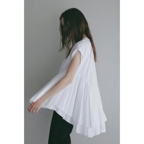 MANOF マノフ “DOCKING PEPLUM CUT TOPS” ドッキングペプラムカットトップス