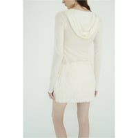 CLAANE クラネ “HALF ZIP WOOL HOODED TOPS” ハーフジップウールフーディートップス