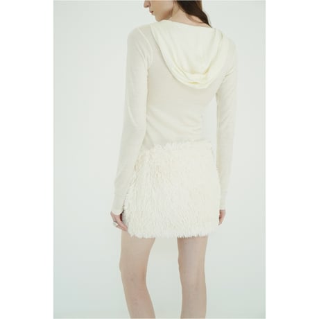 CLAANE クラネ “HALF ZIP WOOL HOODED TOPS” ハーフジップウールフーディートップス