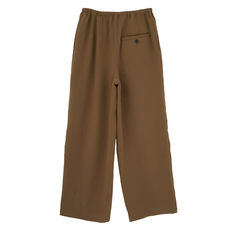 CLANE クラネ “DRAWSTRING LOOSE TUCK PANTS” ドローストリン