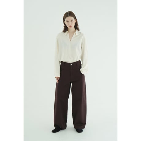 CLANE クラネ “LOW WAIST BARREL PANTS” ローウエストバレルパンツ