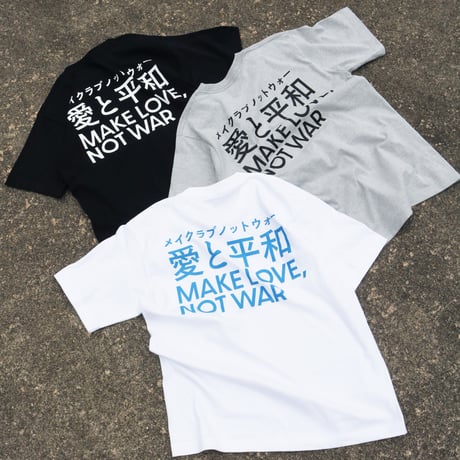 愛と平和 Tee / Gray