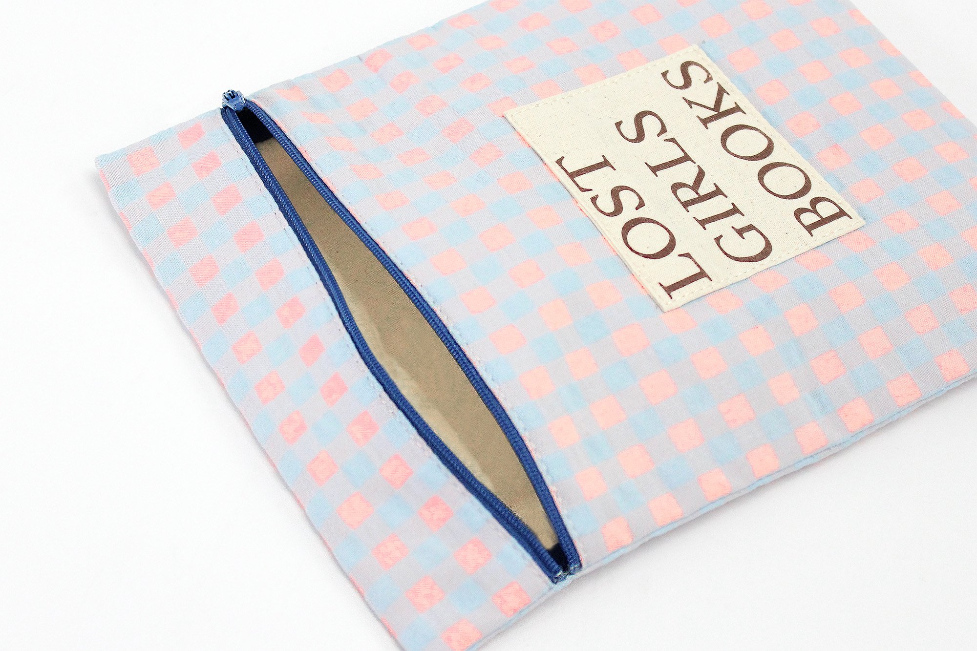 ブックポーチ / NINE STORIES BOOKPOUCH CHECK LP×LB |