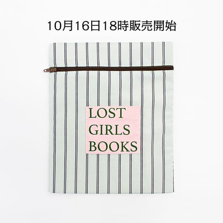 ブックポーチ / NINE STORIES BOOKPOUCH STRIPE GR×BK
