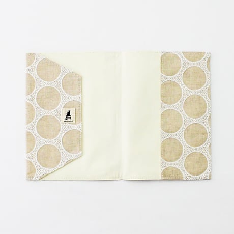 ブックカバー / EMBROIDERY BOOKCOVER CL A5判